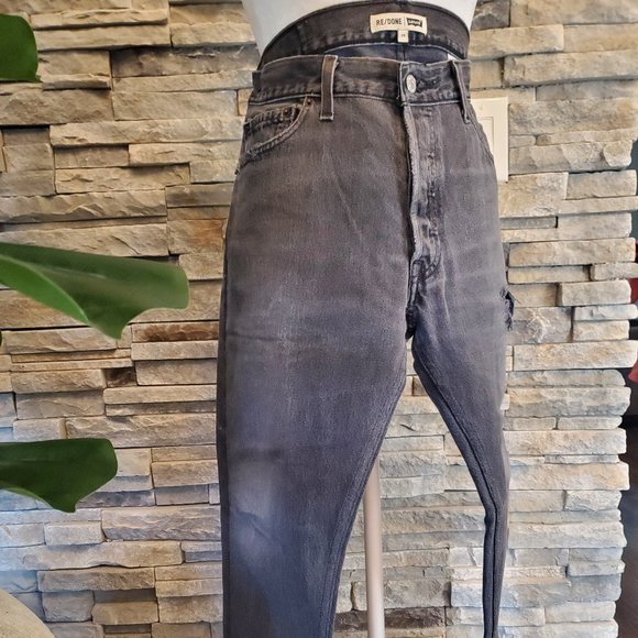 *Rare* Re/Done Levi's Black Denim Jeans